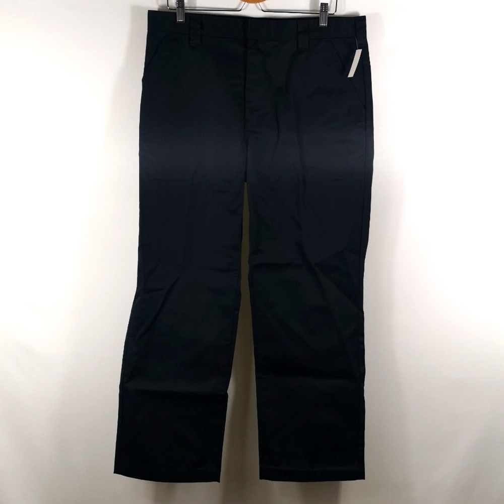 NWT Men's Business Casual Pants by Amazon Essentials, Black, 35Wx29L, no pleats